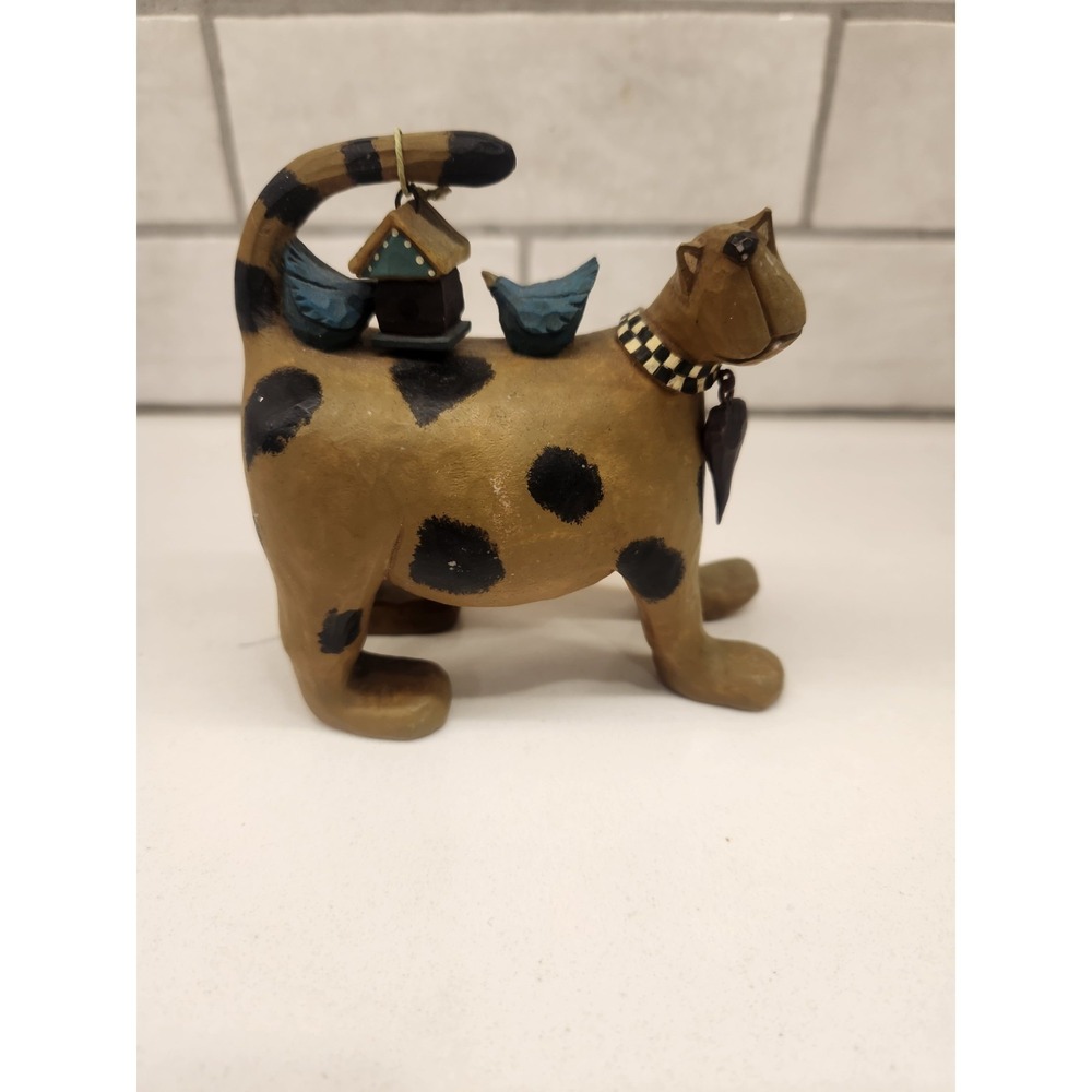Williraye Studio Everyone Needs A Home Folk Art Cat FIgurine WW1319 EUC Retired
